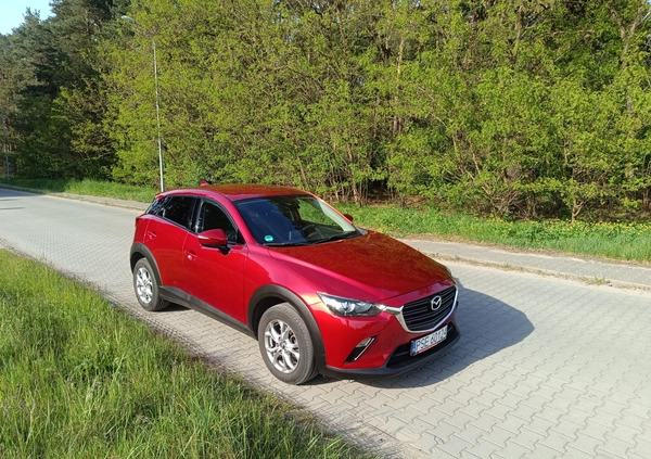 Mazda CX-3 cena 72500 przebieg: 66000, rok produkcji 2018 z Śrem małe 137